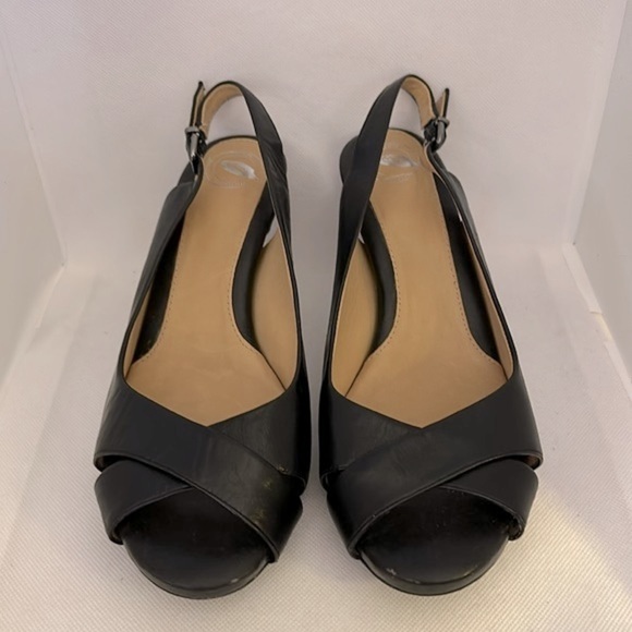 Nurture Leather Sling Back Comfort Heels Size 9 - GUC - Picture 8 of 14